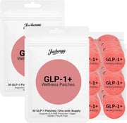 Juebingy GLP-1 patches on the arm for discreet all-day wear.