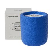 JueOne cement jar candle with an artistic finish elevates modern home décor.