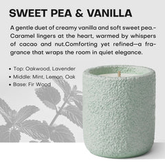 JueOne cement jar texture with polished and eroded finish for modern decor.