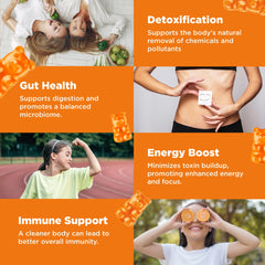 Gummies enriched with D3 and B12 support energy and immune function.