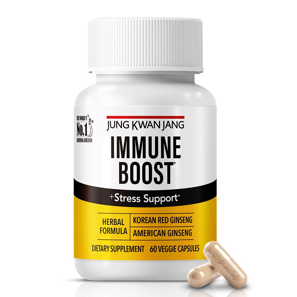 JUNG KWAN JANG Immune Boost bottle shown for daily immune support and energy