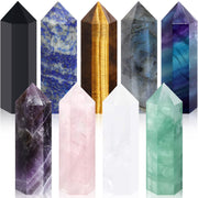 Junkin amethyst wand for meditation and calm energy.