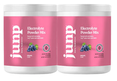 JUNP grape electrolyte powder with scoop for zero-calorie hydration