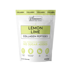 JUST INGREDIENTS Lemon Lime Collagen single-serve packet for on-the-go beauty support