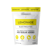 JUST INGREDIENTS Lemonade Electrolytes bottle pouring for quick post-workout hydration