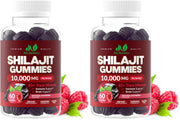 Just Nutrients Shilajit Gummies bottle showing maximum strength formula for daily energy.