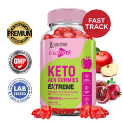 Justified Laboratories Fast Track Keto ACV Gummies Extreme 2000mg close-up of gummies with vibrant flavors for daily routine.