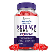 Justified Ketocalm Gummies con ACV de manzana para complementar tu rutina.