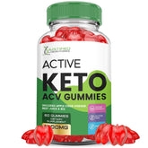 Justified Laboratories Active Keto ACV Gummies bottle with vegan, gelatin-free formula