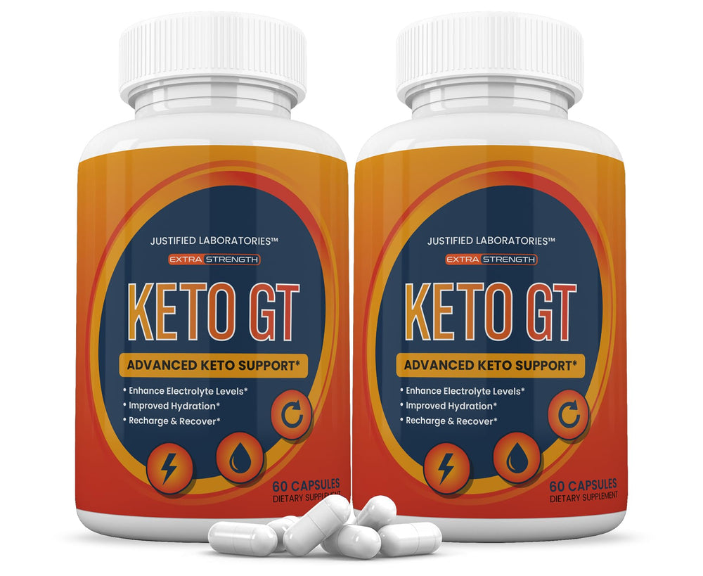 Justified Laboratories Keto GT pills bottle front for daily ketosis support