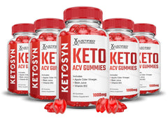Justified Laboratories Ketosyn Keto ACV Gummies bottle for convenient daily use