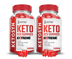 Justified Laboratories Ketosyn Keto ACV Gummies pack shot for convenient daily chew.