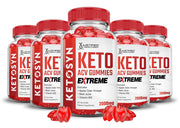 Justified Laboratories Ketosyn Keto Gummies bottle with apple cider vinegar for convenient daily use.