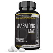 Justified Laboratories Maasalong Max bottle shown for daily wellness support.
