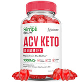 Justified Laboratories Simpli Health Keto ACV Gummies bottle for a tasty daily routine.