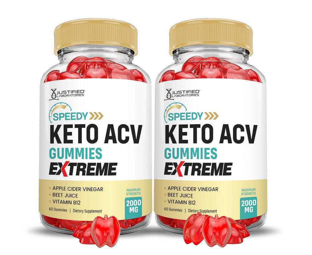 Justified Laboratories Speedy Keto ACV Gummies bottle for your daily wellness routine