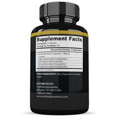 Close-up of Justified Laboratories Vigor Now Max 1600MG gummies showcasing texture