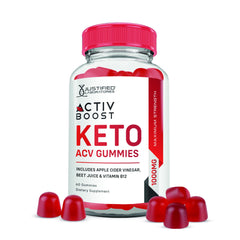 Justified Laboratories Activboost Keto 1000mg bottle for daily wellness