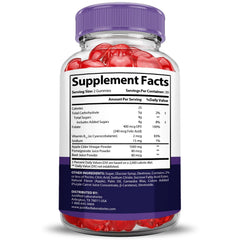Justified Laboratories Bio Lyfe Keto ACV Gummies gummy closeup showing texture and flavor.
