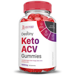 Justified Destiny Keto ACV Gummies beet and pomegranate blend for natural flavor.