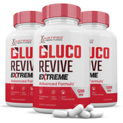 Justified Laboratories Gluco Revive Extreme capsules for daily wellness and energy.