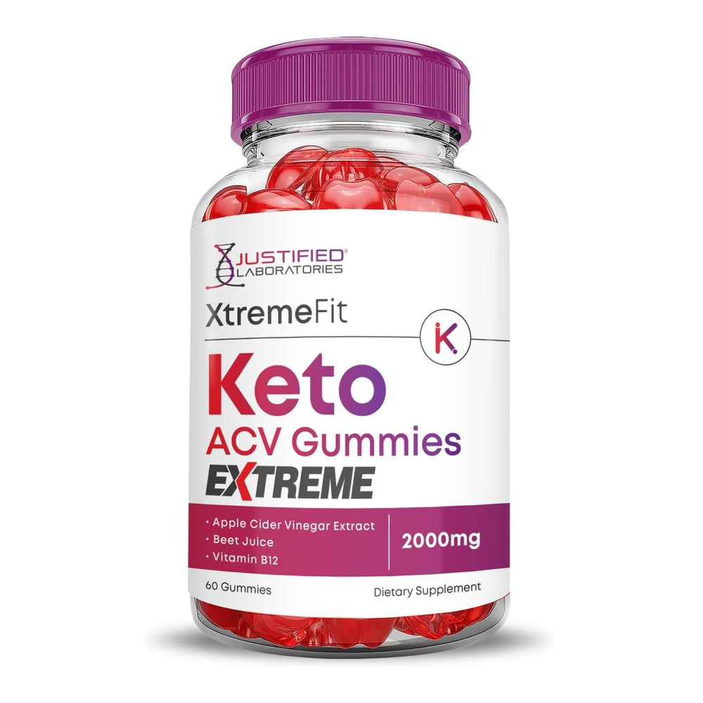 Justified Laboratories gominolas keto-ACV envase 60 g para uso diario