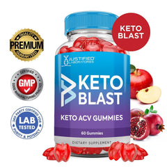 Justified Laboratories Keto Blast gummies with beet juice and pomegranate for vibrant taste