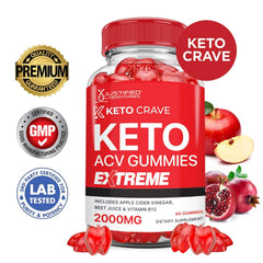 Justified Laboratories advanced formula gummies with beet root and pomegranate details on label.