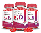 Justified Laboratories Keto Drops 3-pack front view for quick daily use