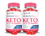 Justified Laboratories Liberty Bites Keto ACV Gummies pack front for easy daily supplementation.