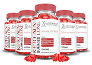 Justified Laboratories Luxe Keto ACV Gummies bottle front for daily convenience.