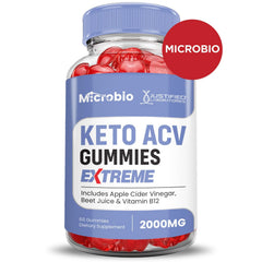 Justified Laboratories Microbio Keto ACV Gummies vitamin B12 icon, supporting daily energy.