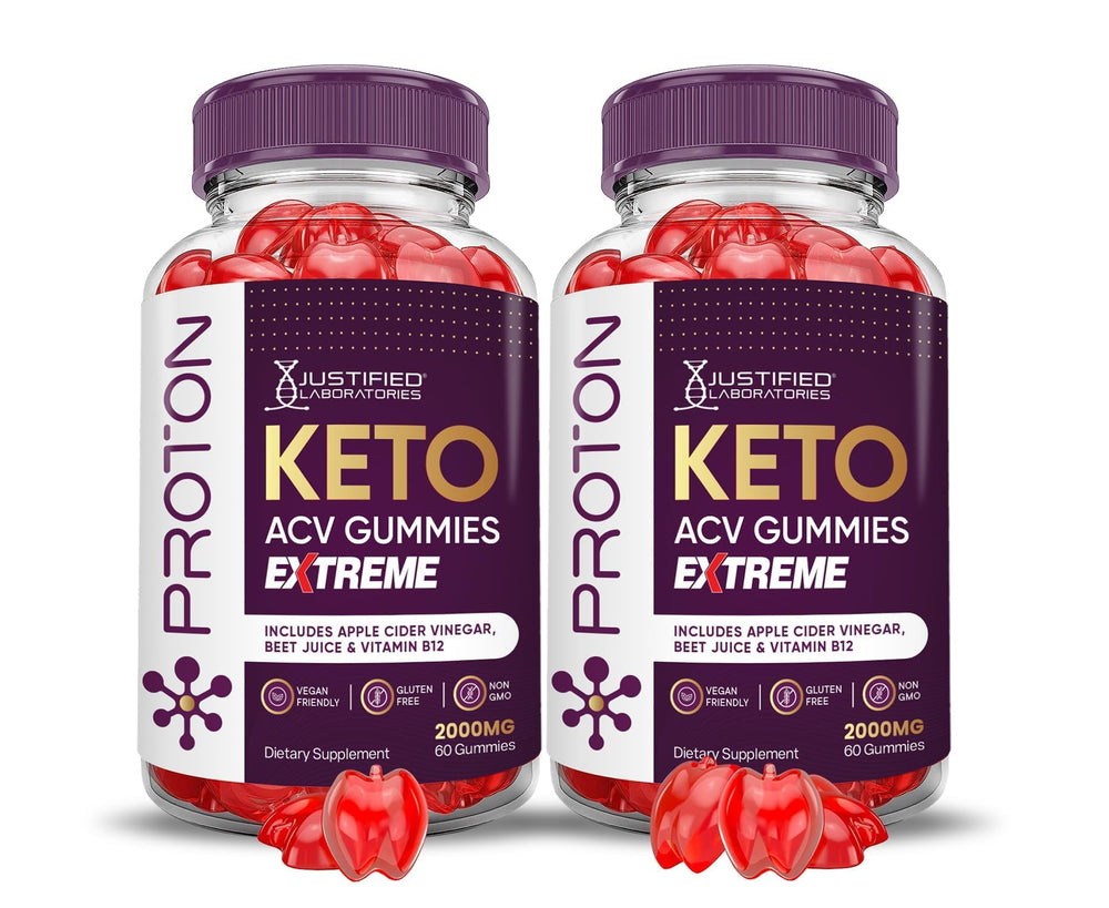 Justified Laboratories Proton Keto ACV bottle front view for daily routine