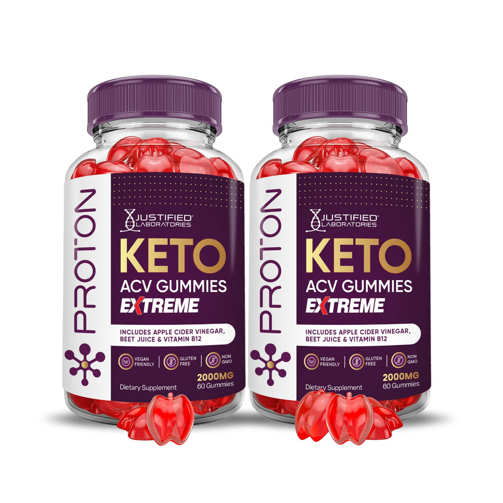 Justified Laboratories Proton Keto ACV bottle front view for daily routine