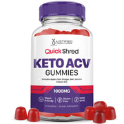 Justified Laboratories Quick Shred Keto ACV Gummies bottle ready for daily routine support.