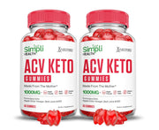 Justified Laboratories Simpli Health Keto ACV Gummies bottle promotes daily wellness with flavorful convenience.