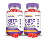 Justified Laboratories Turbo Ripped Keto ACV gummies front pack, convenient daily snack.