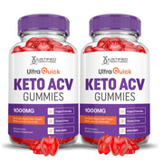 Justified Laboratories Ultra Quick Keto ACV gummies bottle front for convenient daily nutrition
