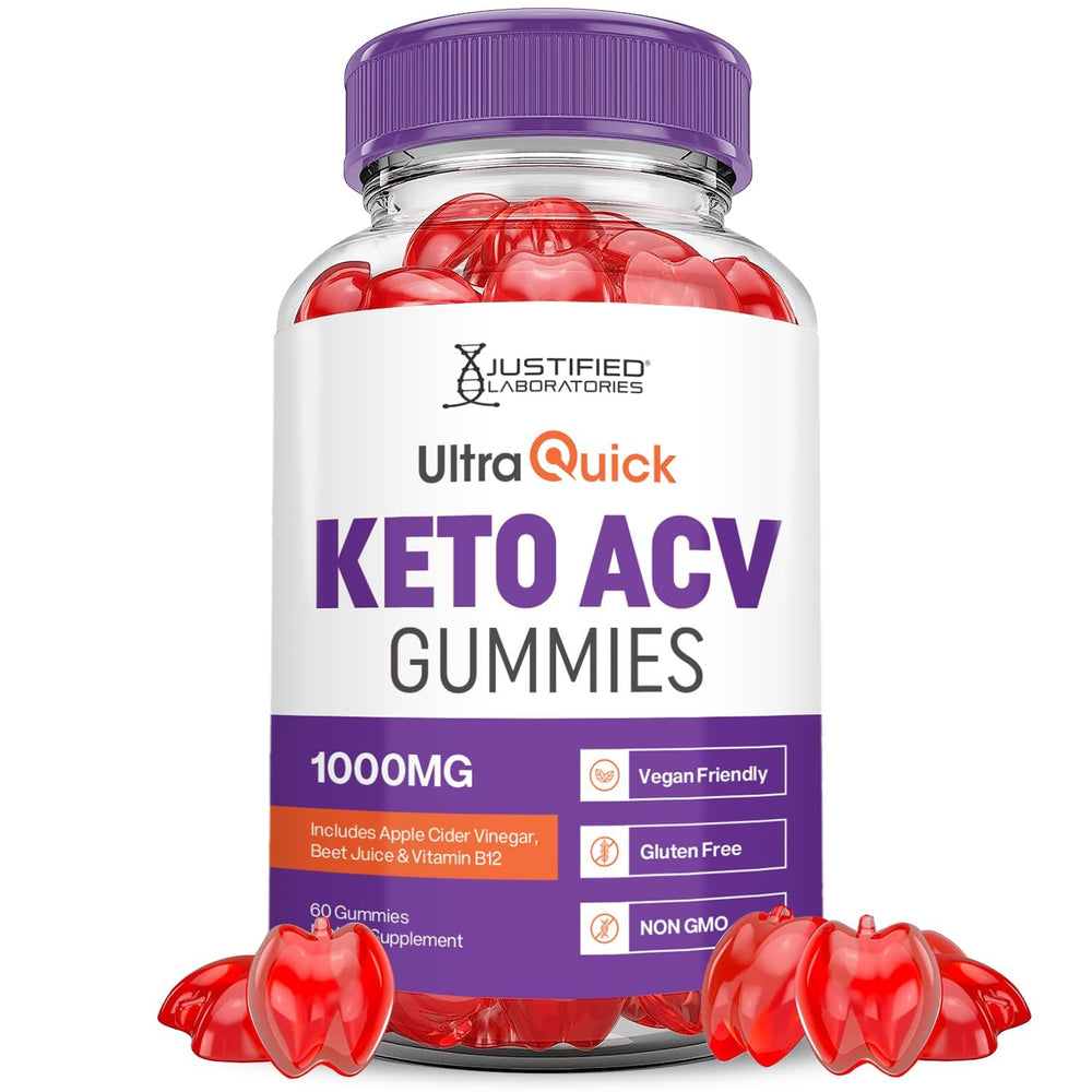 Justified Laboratories Ultra Quick Keto ACV Gummies bottle supports your daily wellness routine.
