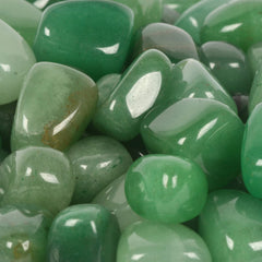 Justinstones 100g green aventurine stone for decorative display and prosperity-friendly setups.