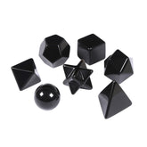 Justinstones Black Obsidian Merkaba geometry for focused meditation and energy clarity