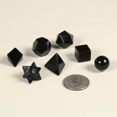 Justinstones Black Obsidian Sphere with smooth texture for grounding rituals