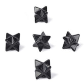 Justinstones black obsidian merkaba star stone for energy focus.