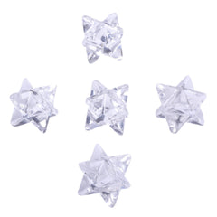 Justinstones clear quartz Merkaba star crystal, 1 inch, aura protection.