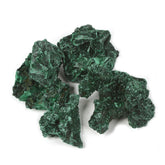 Justinstones drusy malachite half-pound close-up highlights vivid color for display and collection.