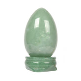 Justinstones green aventurine egg for calm desk meditation.