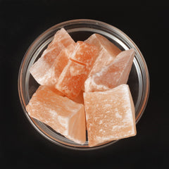 Justinstones orange selenite close-up showing texture variation for decor and photography