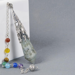 Justinstones Reiki-point crystal pendulum for mindful energy work.