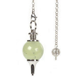 Justinstones Xinshan Jade Infinite Stone pendulum 40mm ideal for divination sessions