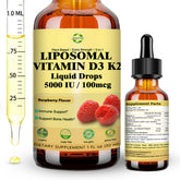 JUIWEFKK liquid D3K2 drops bottle for easy daily supplementation and calcium support
